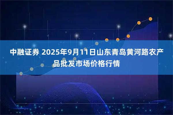 中融证券 2025年9月11日山东青岛黄河路农产品批发市场价格行情