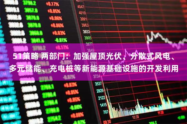 51策略 两部门：加强屋顶光伏、分散式风电、多元储能、充电桩等新能源基础设施的开发利用