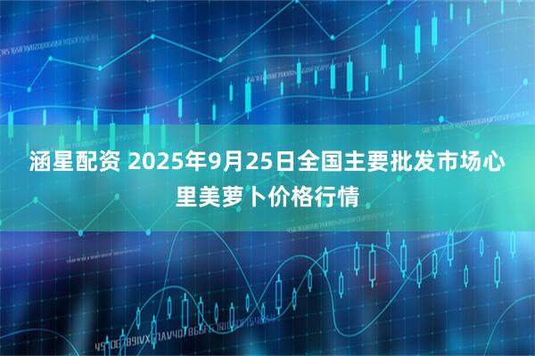 涵星配资 2025年9月25日全国主要批发市场心里美萝卜价格行情